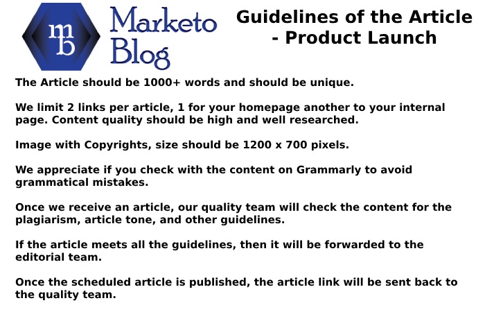 marketoblog guidelines 