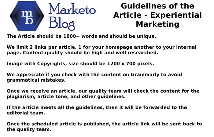 marketoblog guidelines 