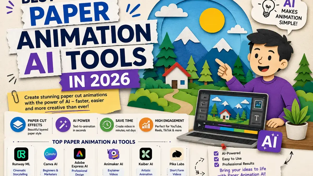 Paper Animation AI: Best AI Tools, Features & How It Works