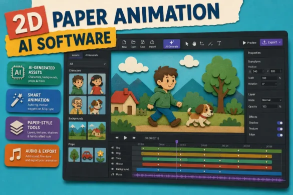 2d paper animation ai software