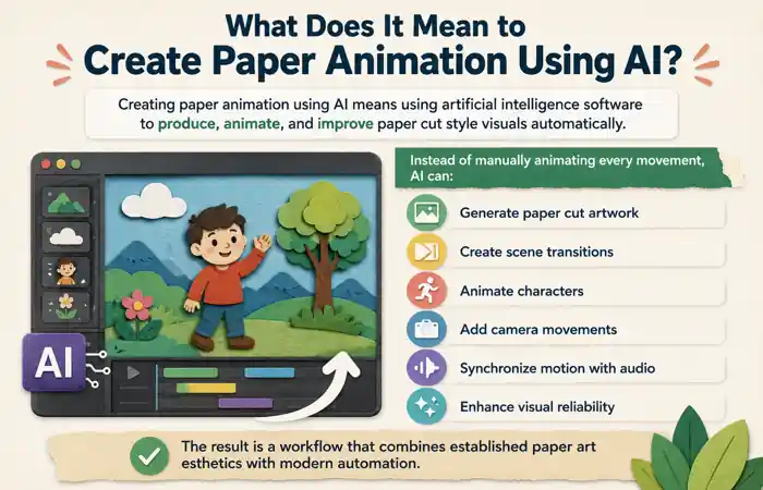 What Does It Mean to Create Paper Animation Using AI