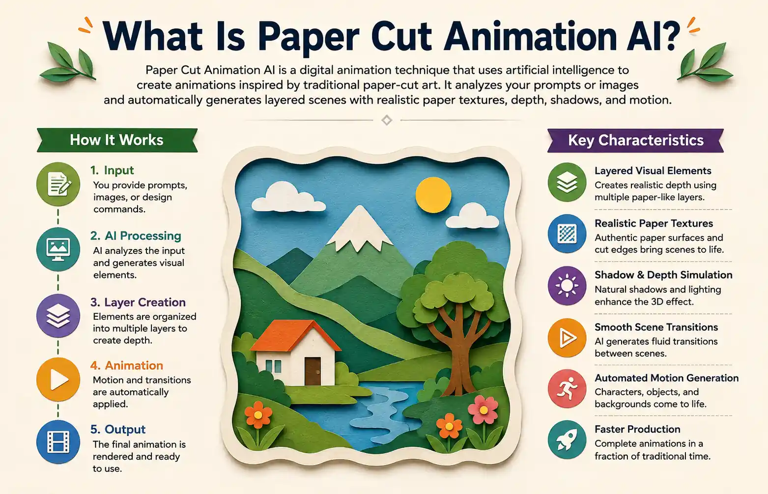 What Is Paper Cut Animation AI