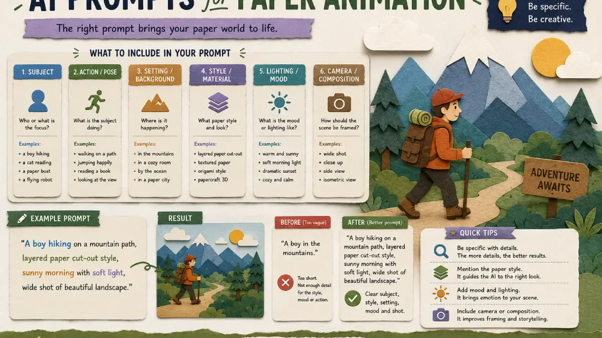 AI Prompts for Paper Animation: A Practical Guide for Creators