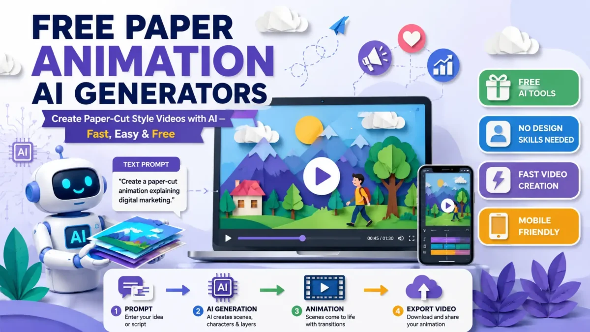 Free Paper Animation AI Generators