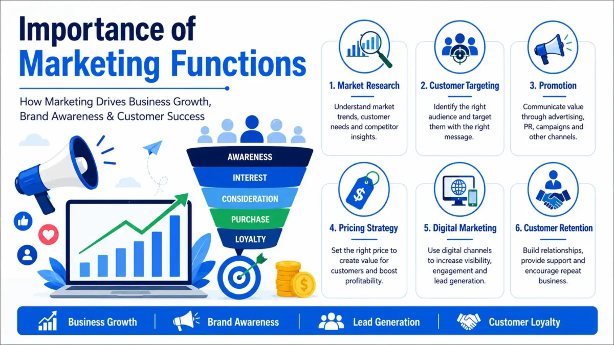 Importance of Marketing Functions in Business Growth