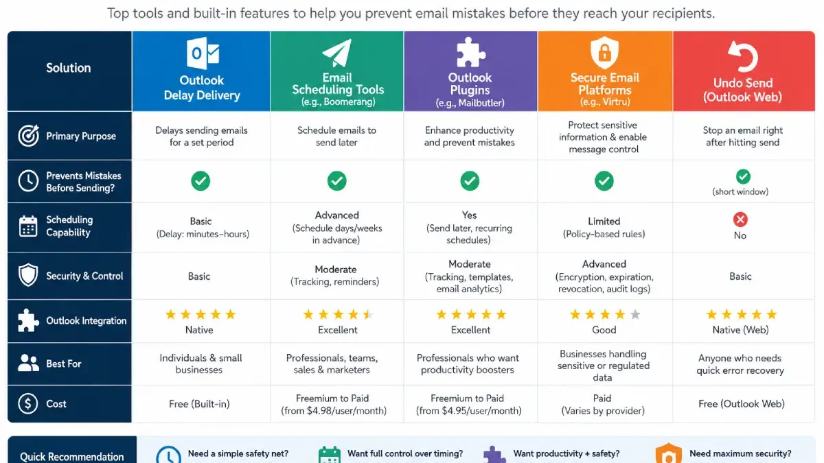 Outlook Email Recall Alternatives: Better Options Than Email Recall in 2026
