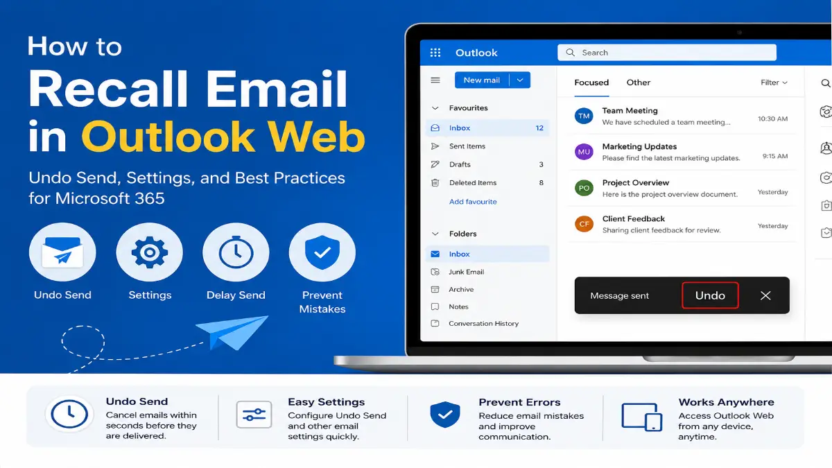 Can You Recall an Email in Outlook Web?