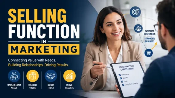 selling function in marketing