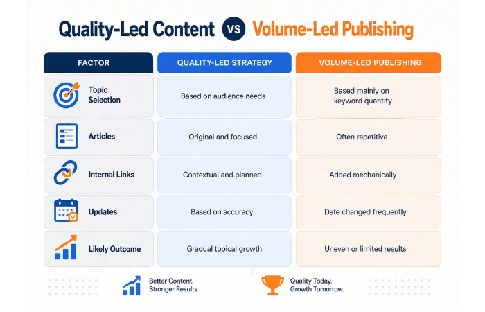 Quality-Led Content vs Volume-Led Publishing