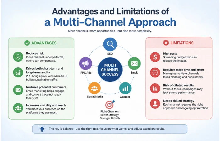 Advantages and Limitations of a Multi-Channel Approach