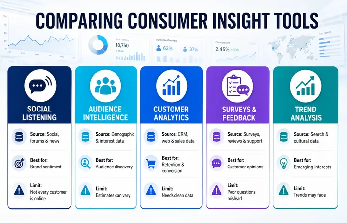 Comparing Consumer Insight Tools