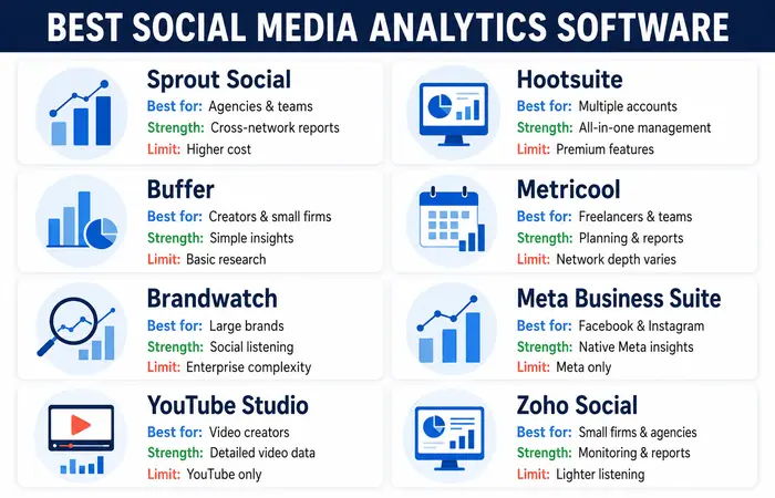 best social media analytics software