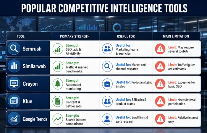 popular competitive intelligence tools