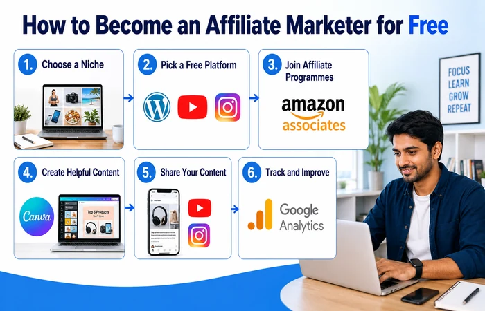 How to Become an Affiliate Marketer for Free