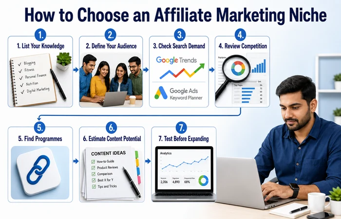 How to Choose an Affiliate Marketing Niche Step by Step