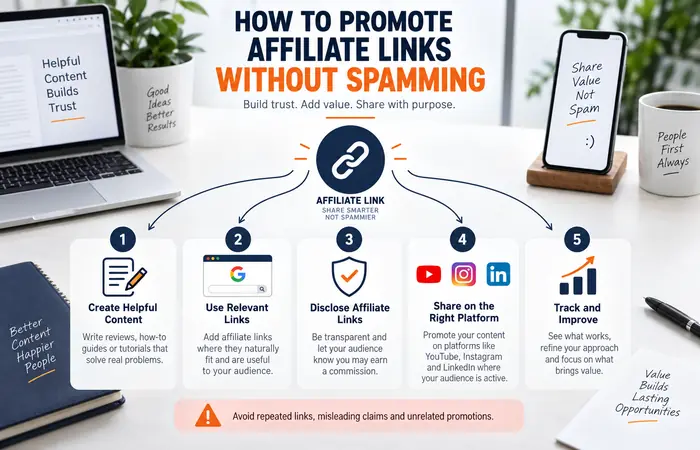 How to Promote Affiliate Links Without Spamming