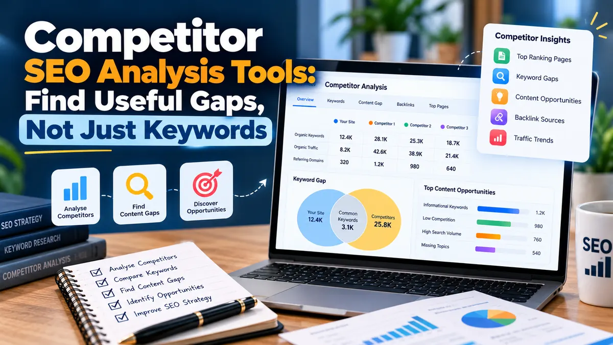 Competitor SEO Analysis Tools: Find Useful Gaps, Not Just Keywords