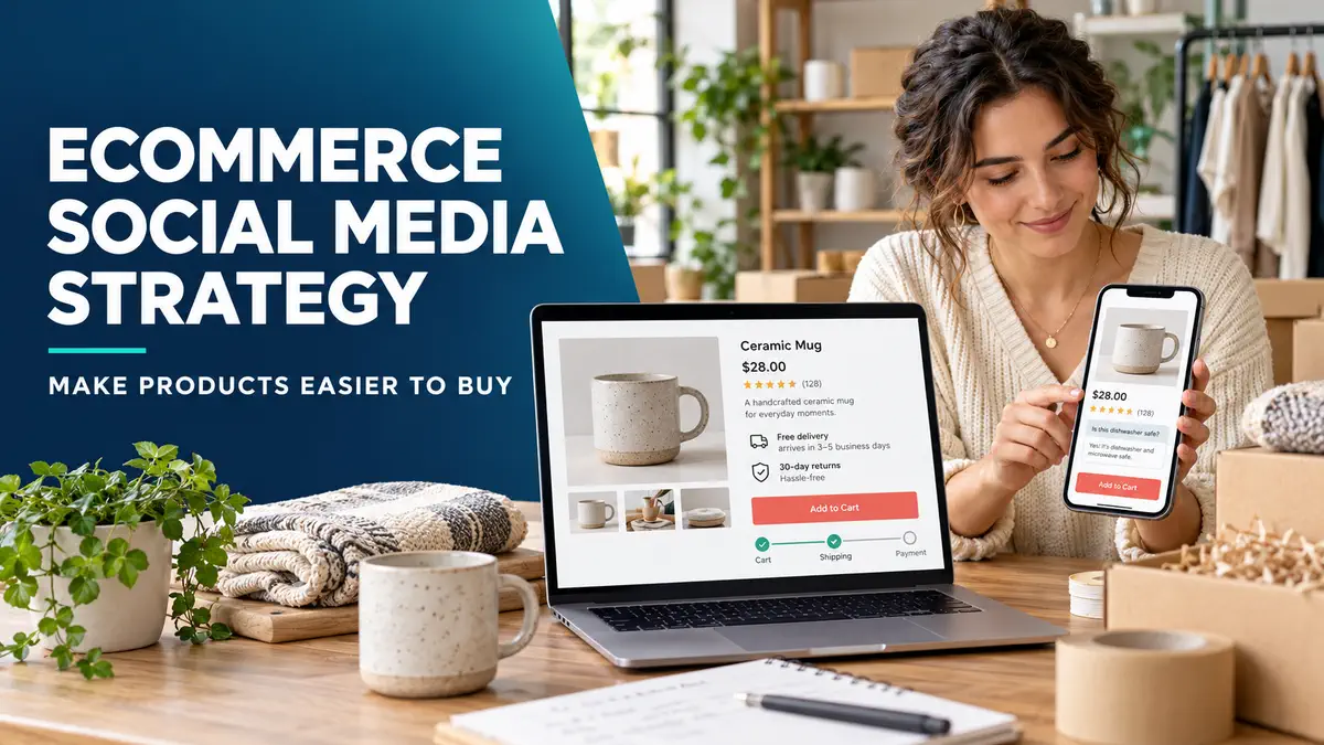 Ecommerce Social Media Strategy: Make Products Easier to Buy