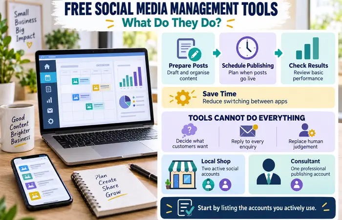 Free Social Media Management Tools Guide: What Do They Do?