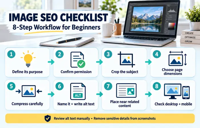 Image SEO Checklist for Beginners: Workflow
