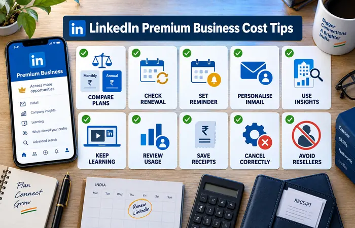LinkedIn Premium Business Cost India Tips