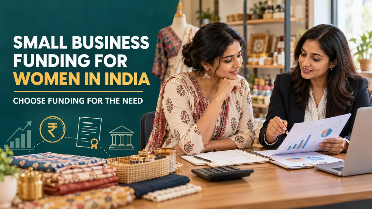 Small Business Funding for Women in India: Choose Funding for the Need