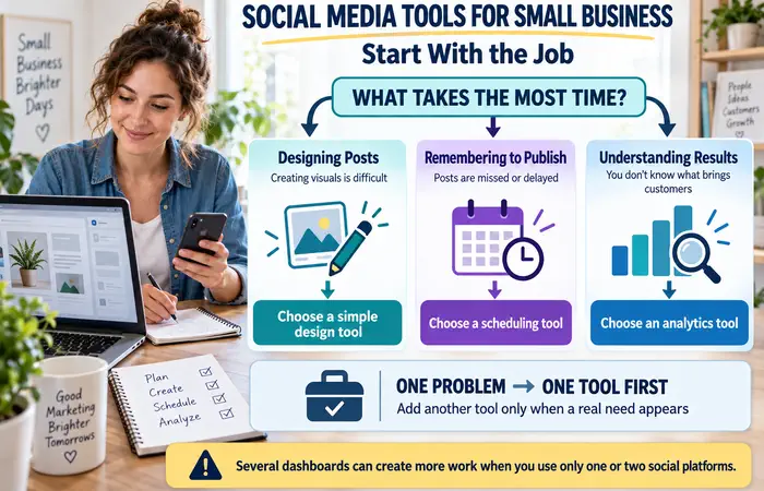 Social Media Tools for Small Business Guide: Start With the Job